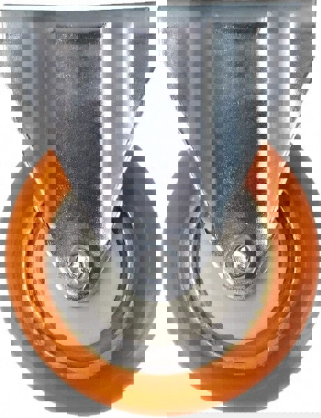 Rigid Top Plate Caster: Polyurethane, 4